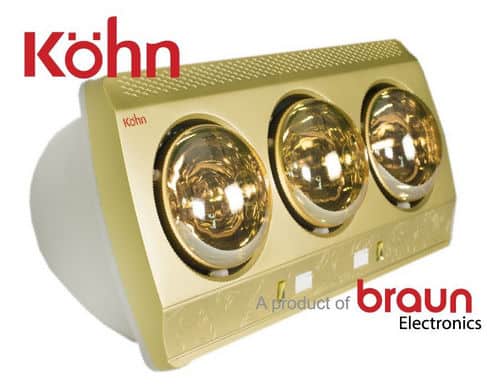 Đèn sưởi nhà tắm Braun & Kohn