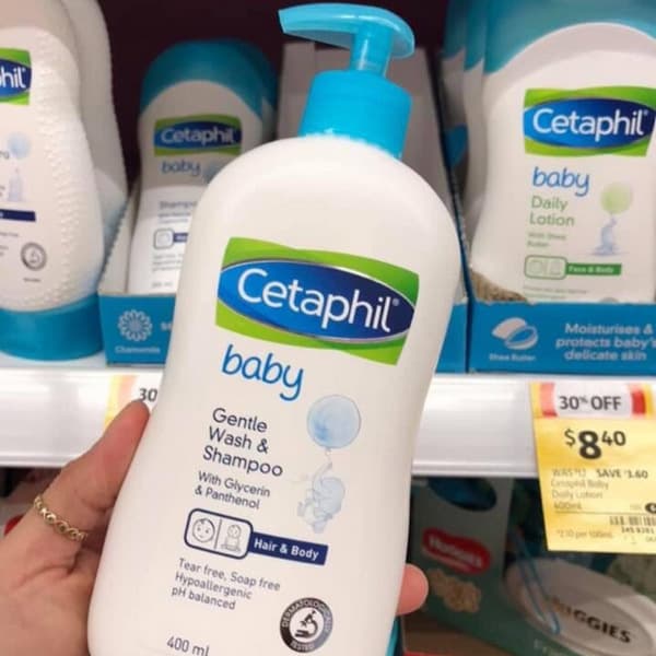 Sữa tắm gội Cetaphil Baby Wash & Shampoo