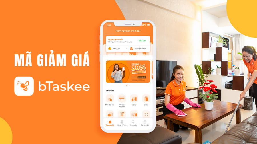 Mã giảm giá bTaskee